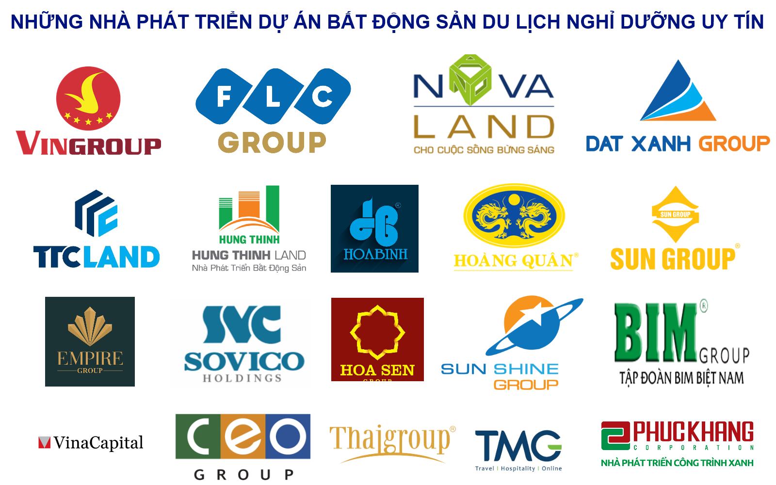 bds du lich nghi duong Vingroup - FLC - Novaland - TTC - CEO - SUN Group